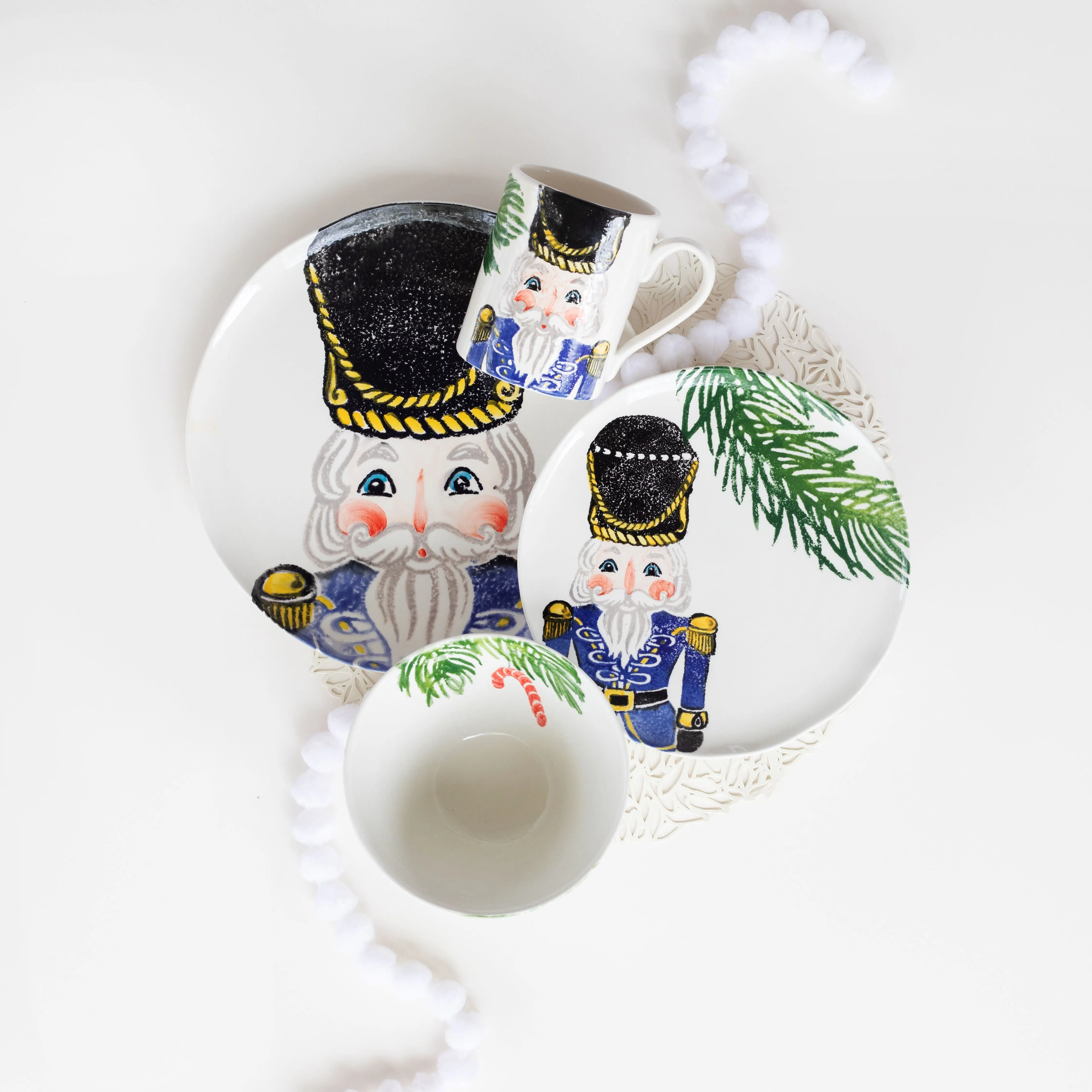 Vietri Dinner Plate - Nutcracker Blue