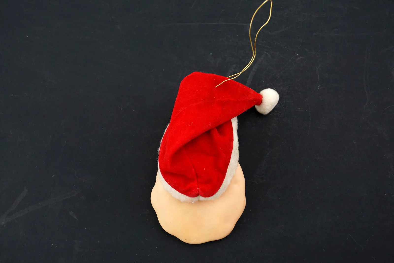 Vintage Santa Claus Head Ornament (c.1950s) N2