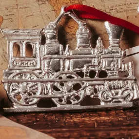 Vintage Train Ornament - Locomotive Gift - Polar Express Train