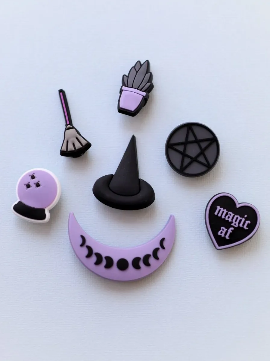 Witch Essentials Shoe Charm Set