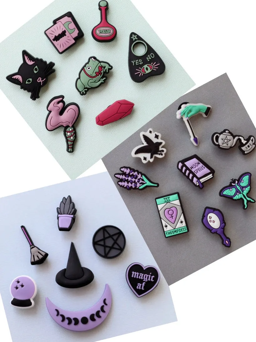 Witch Essentials Shoe Charm Set