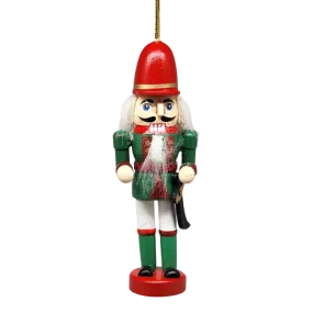 Wood Nutcracker Ornament - Major