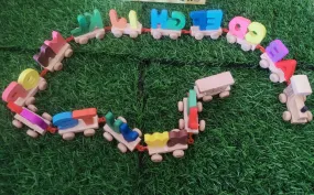 Wooden Alphabet Train Toy for Kids-SHTM1104