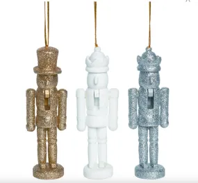 Wooden Glitz Nutcracker Ornament